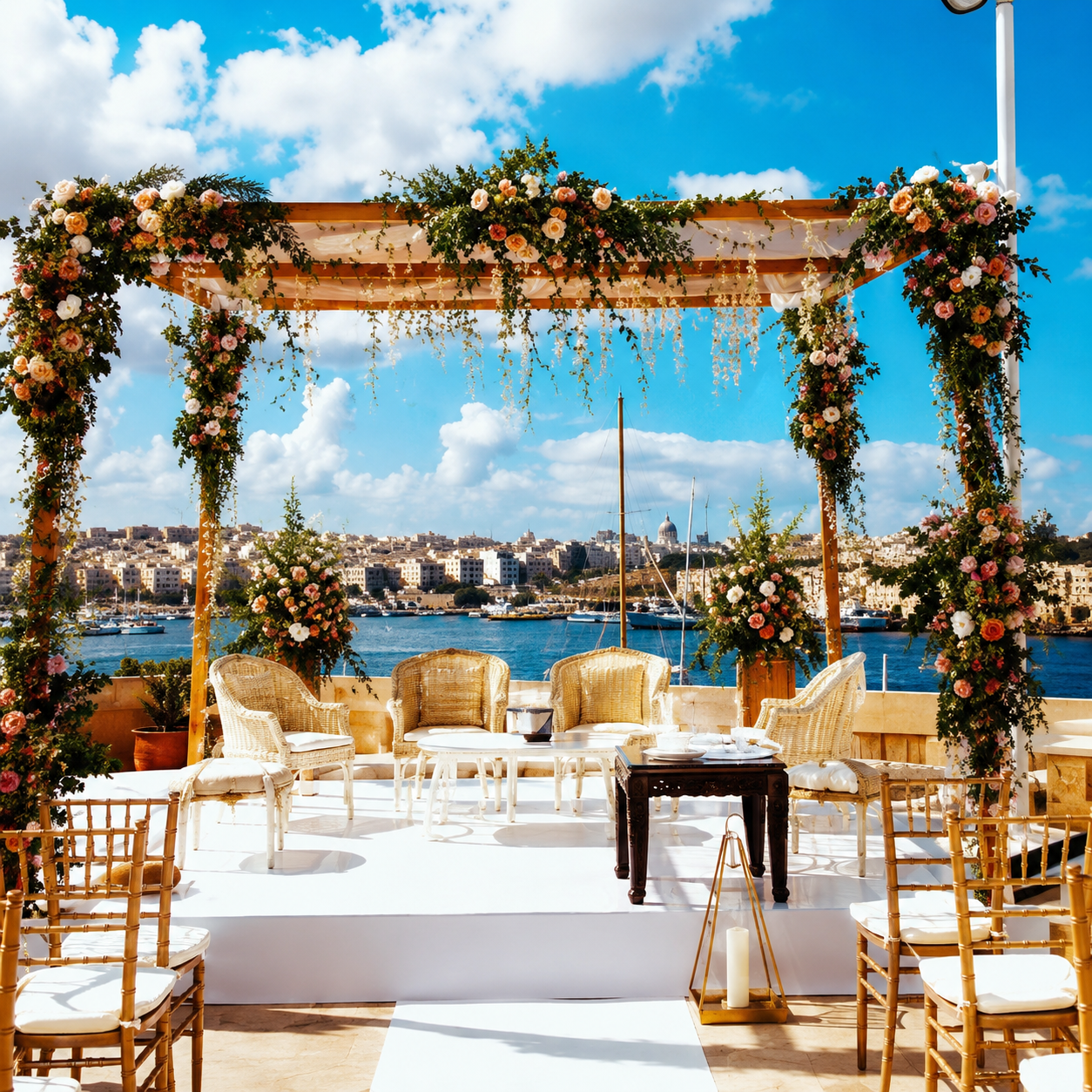 Indian wedding celebration in Malta
